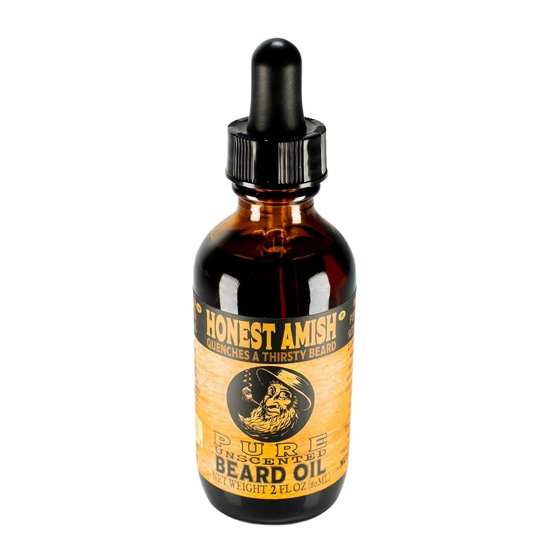 Honest Amish - Pure Beard Oil - 2 Ounce - Fragrance Free - Studio Beard