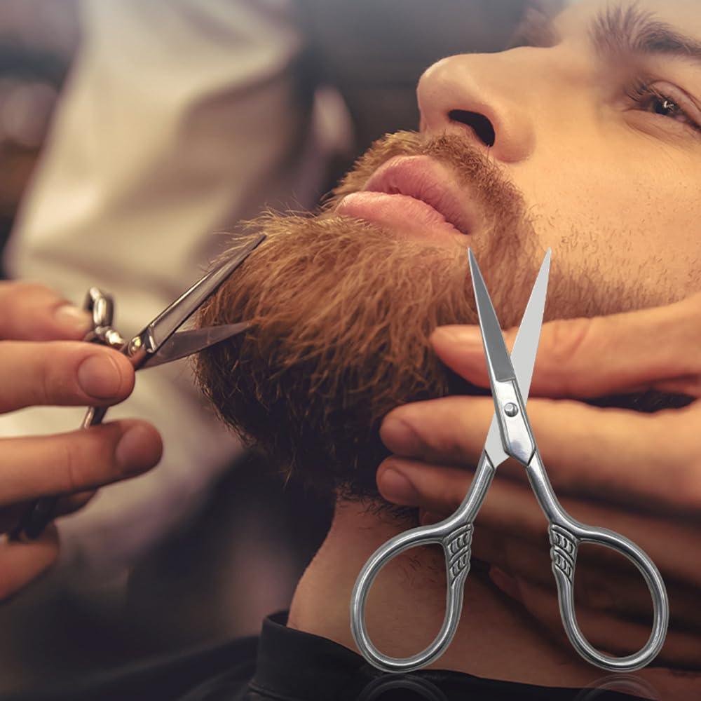 Beard Brush and Comb Set with Mustache Scissors Grooming Kit - Studio Beard