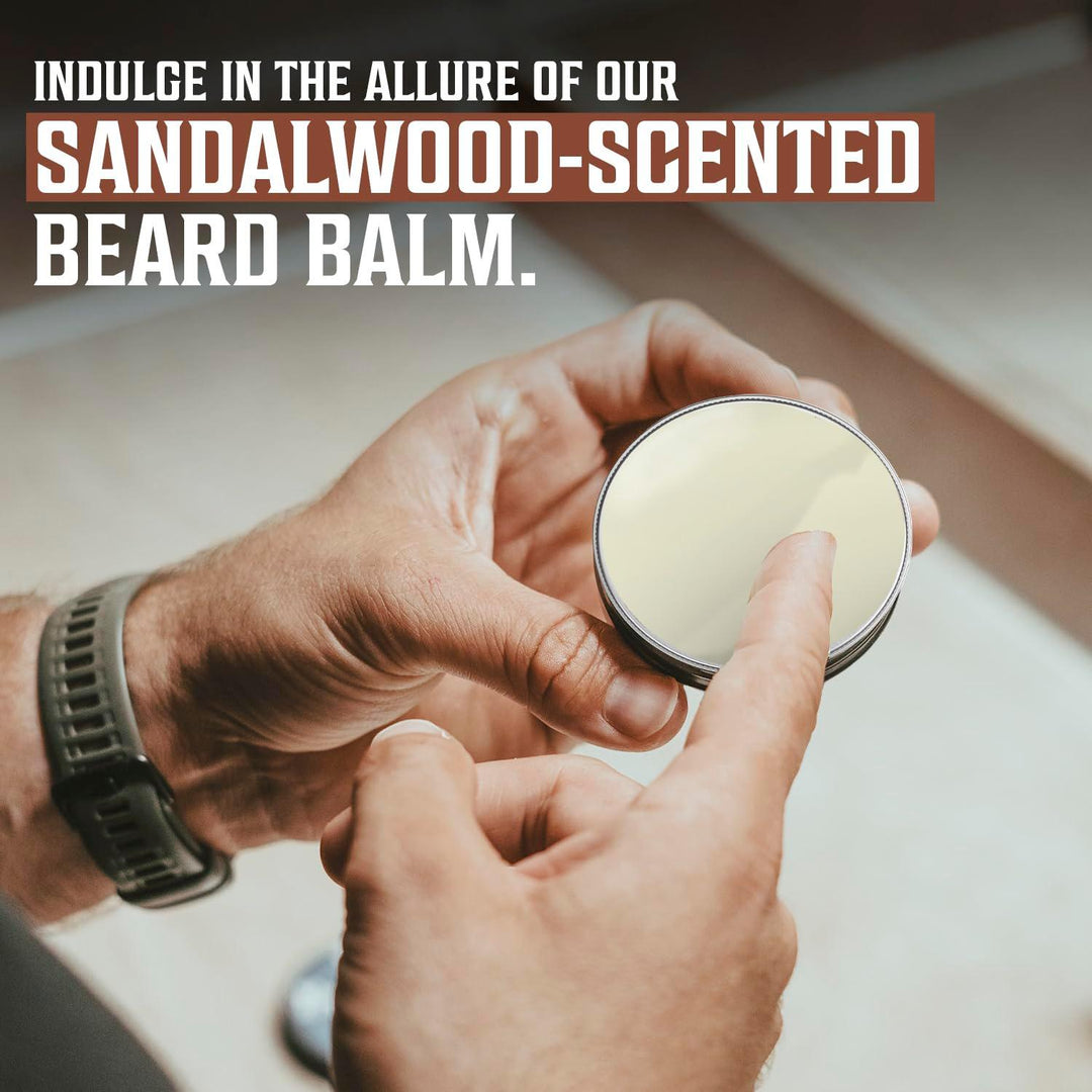 Beard Balm with Sandalwood Scent and Argan & Jojoba Oils - Studio Beard