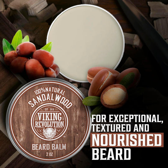 Beard Balm with Sandalwood Scent and Argan & Jojoba Oils - Studio Beard
