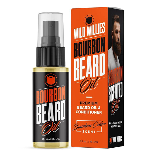 Wild Willies Premium Beard Oil & Conditioner Natural, Organic Ingredients & Essential Oils - Studio Beard