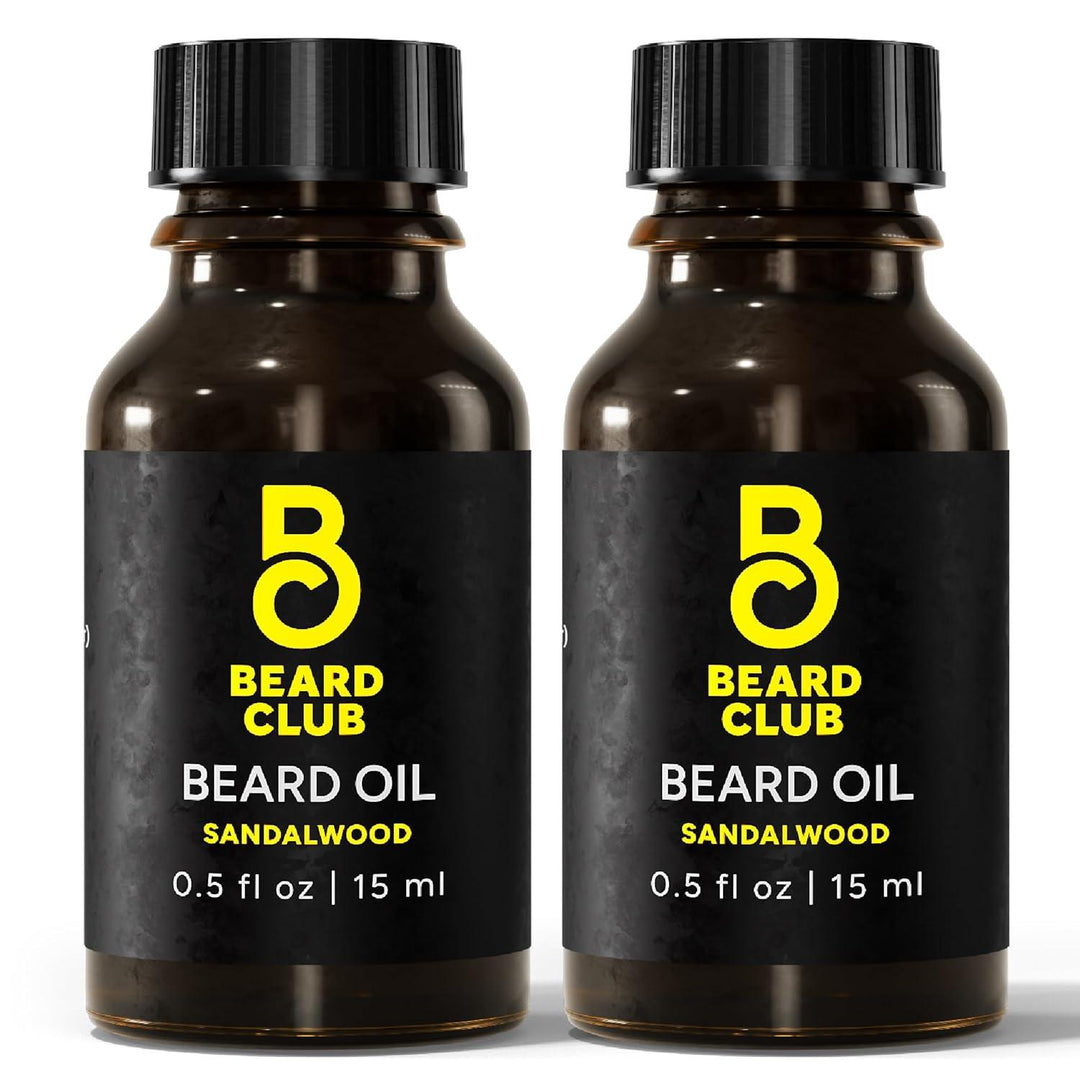 Beard Club Premium Sandalwood Beard Oil for Men - Strengthens Hair Follicles - Studio Beard