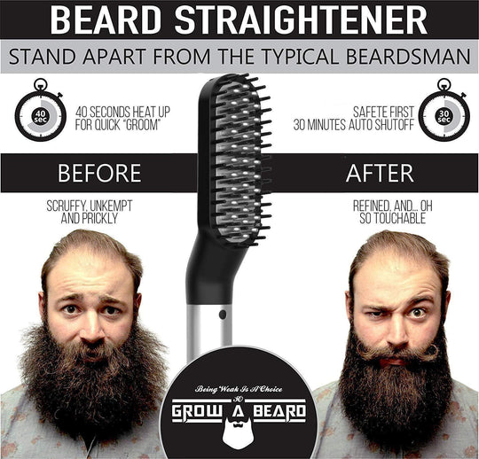 Beard Straightener Grooming Kit for Men - Studio Beard